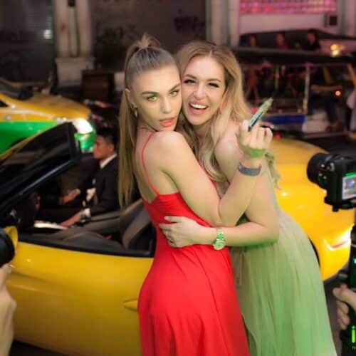 Miss Ukraine เช่ารถซุปเปอร์คาร์กับ Prime Cars Rental
