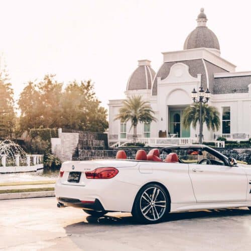 Side Profile of BMW 4 Series Convertible Rental