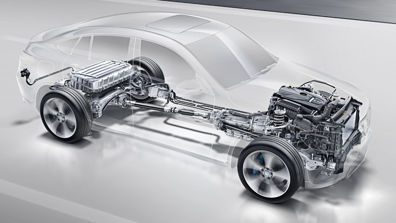 ช่วงล่าง Mercedes-Benz GLC300e Coupe AMG Dynamic 2022