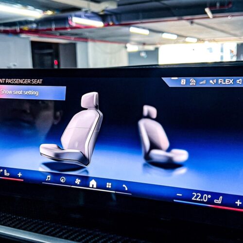 การปรับ Lumbar Support ของเบาะนั่ง BMW X5